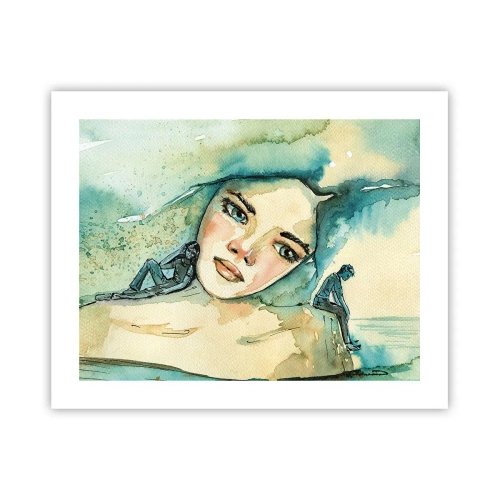 Poszter - Am I blue? - 50x40 cm