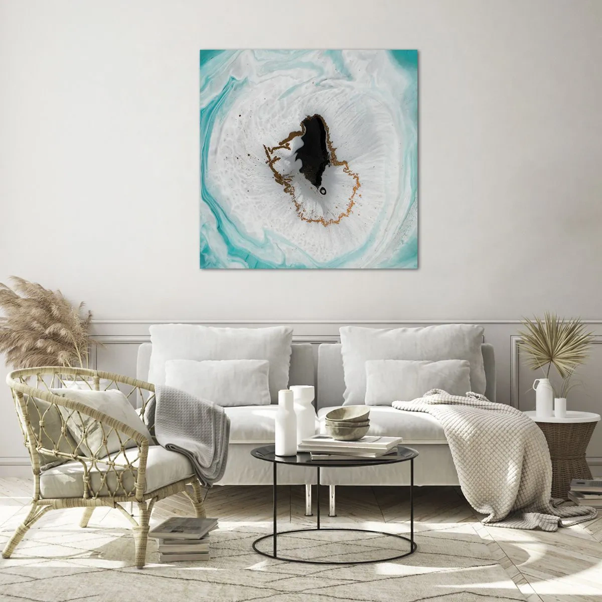 Üveg kép - Behatolni - 70x70 cm