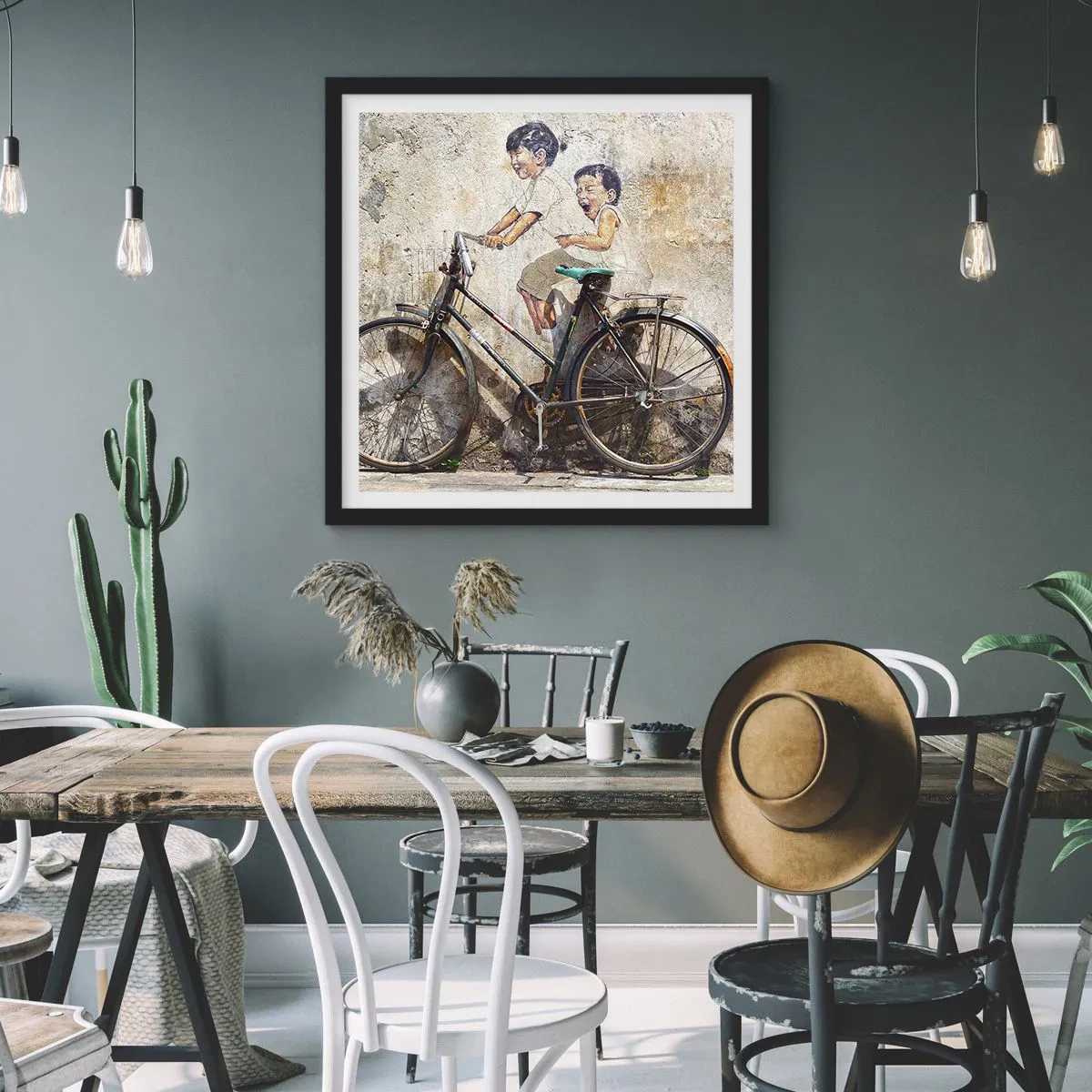 Poszter fehér keretben - Igaz, vagy hamis? - 50x50 cm