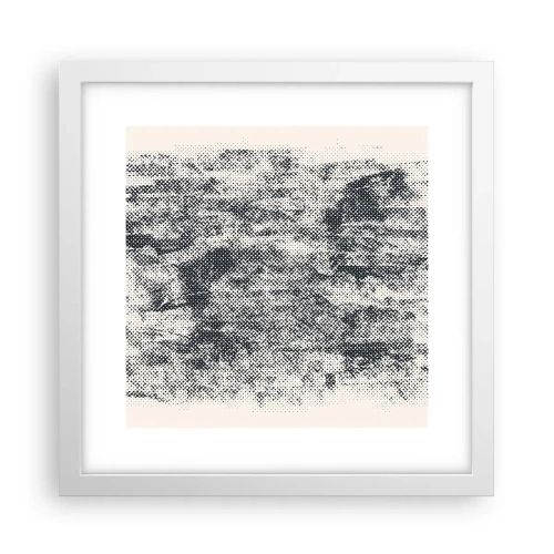 Poszter fekete keretben - Ködös kompozíció - 30x30 cm