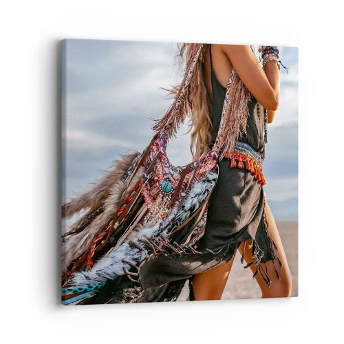 Vászonkép - Sámán párja - 40x40 cm