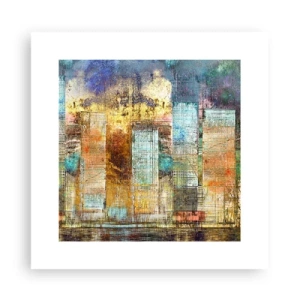 Poszter - Napfényes metropolisz - 30x30 cm