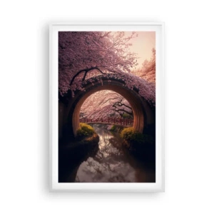 Poszter fekete keretben - Japán tavasz - 61x91 cm