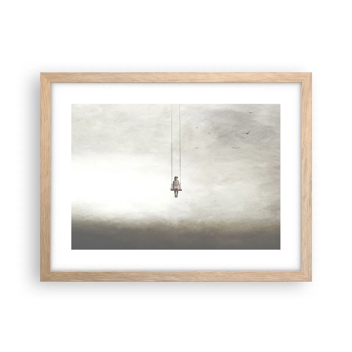 Poszter világos tölgy keretben - A bennünk lévő gyerek - 40x30 cm