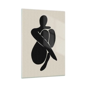 Üveg kép - A saját ölelésemben - 50x70 cm