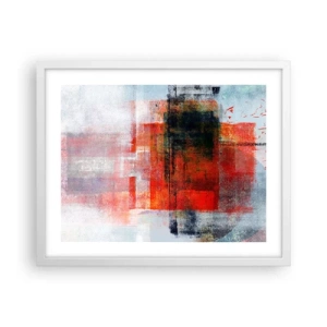 Poszter fekete keretben - Izzó kompozíció - 50x40 cm