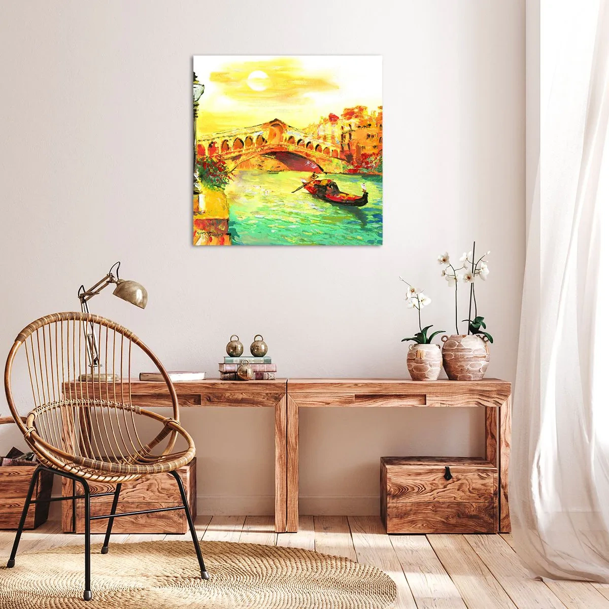 Vászonkép - A szerelmesek zarándok útja - 50x50 cm