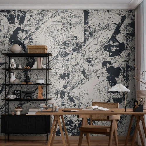 Fotótapéta Standard Eco - Az ellentétek egymásba fonódása - Absztrakció, Darab, Kollázs - 200x140 cm