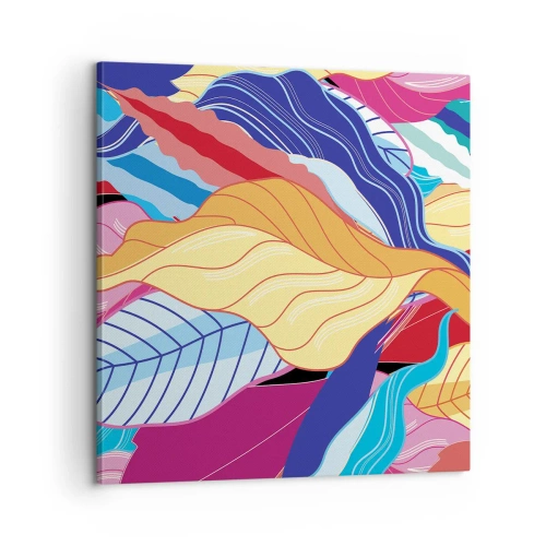 Vászonkép - Színes rendetlenség - 60x60 cm