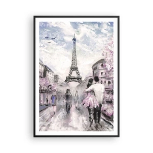 Poszter fehér keretben - Ha szerelmesnek lenni, akkor a... - 70x100 cm