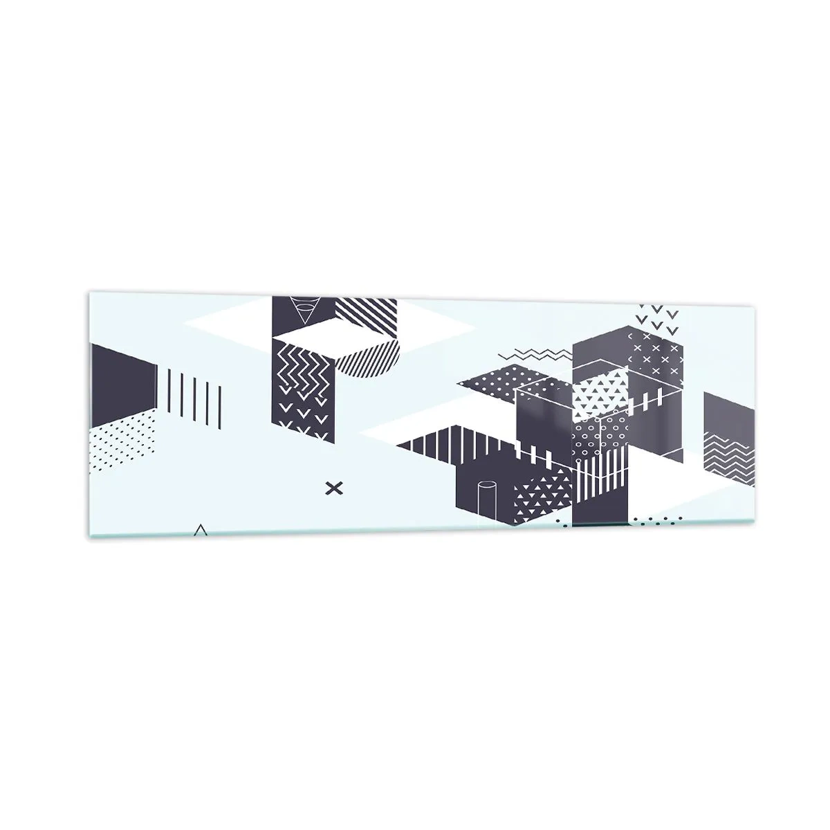 Üveg kép - Lélekben a matematika - 160x50 cm