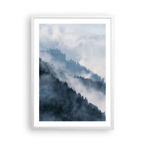 Poszter fekete keretben - A hegyek misztikája - 50x70 cm