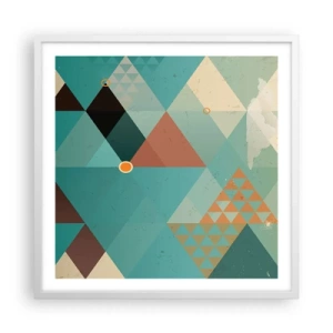 Poszter fekete keretben - A sokféleség egysége, az egység sokfélesége - 60x60 cm