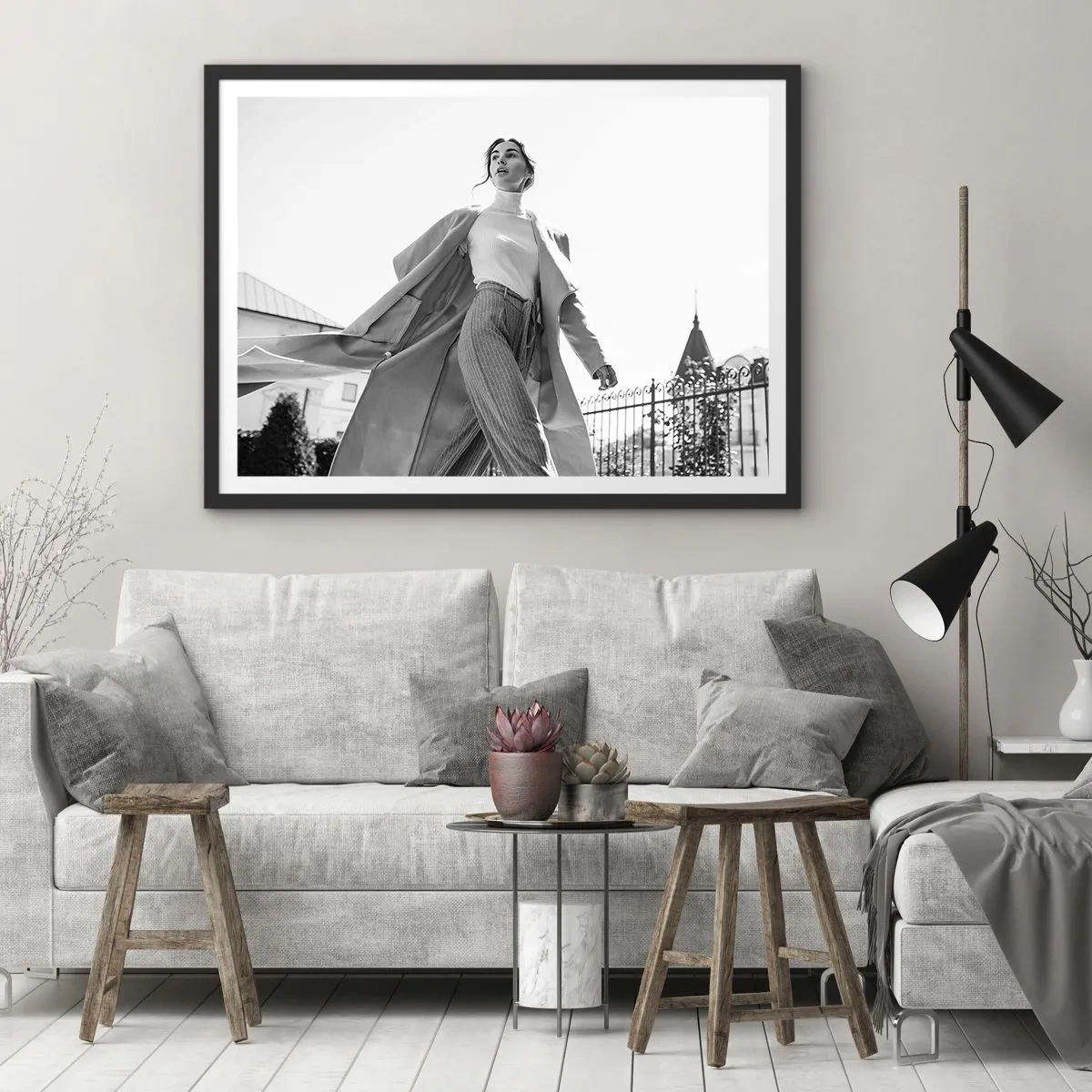 Poszter fehér keretben - Velem jössz? - 70x50 cm