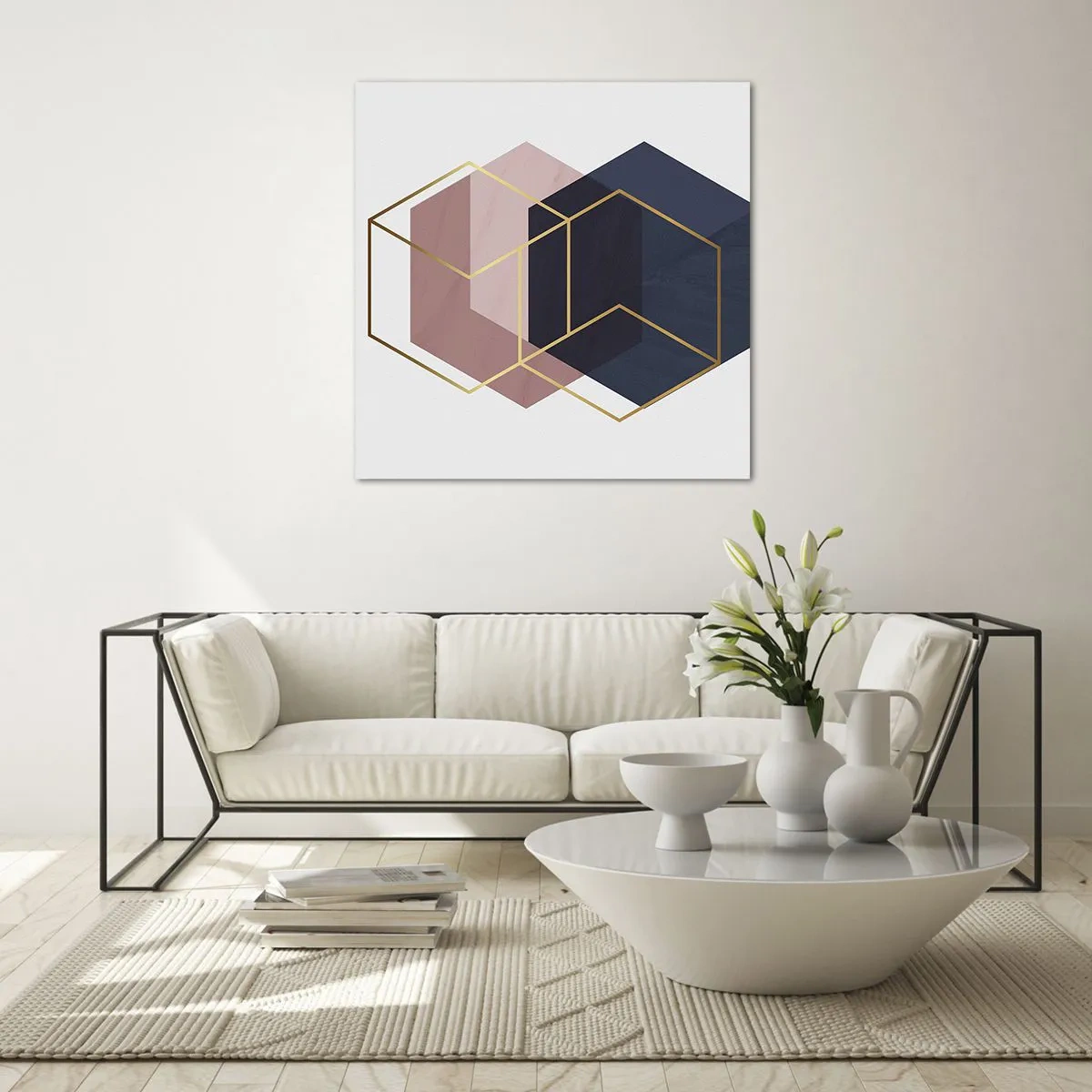 Üveg kép - Az egyszerűség ereje - 30x30 cm