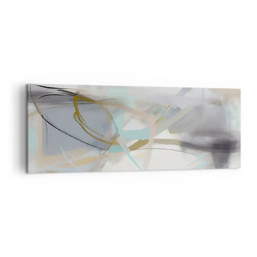 Vászonkép - Ködös absztrakció - 140x50 cm
