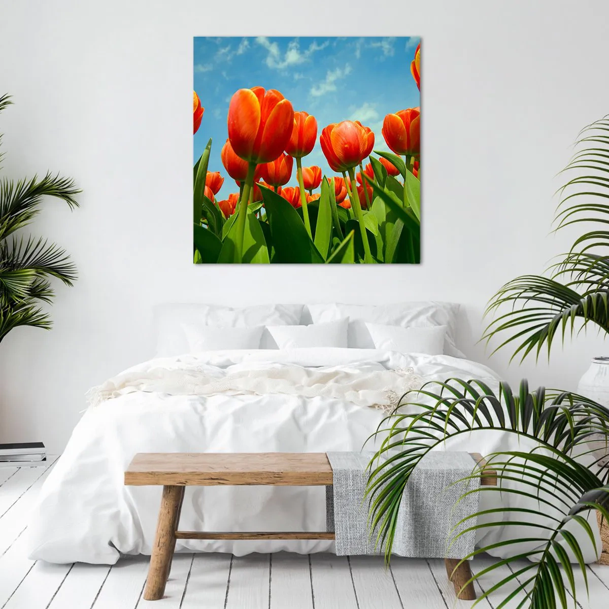 Vászonkép - A kék égen kívül semmire sincs szükségük az életükben - 70x70 cm