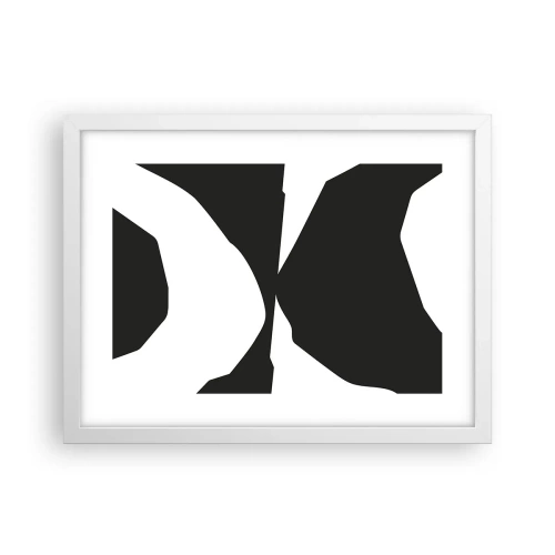 Poszter fekete keretben - Pozitív-negatív - 40x30 cm
