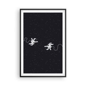 Poszter fehér keretben - Kozmikus tánc - 61x91 cm