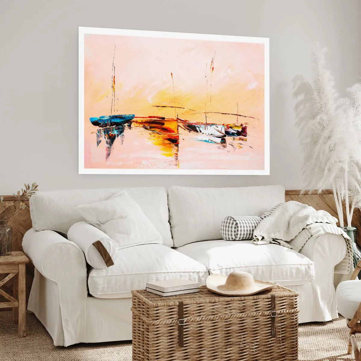 Poszter - Egy este a kikötőben - 100x70 cm