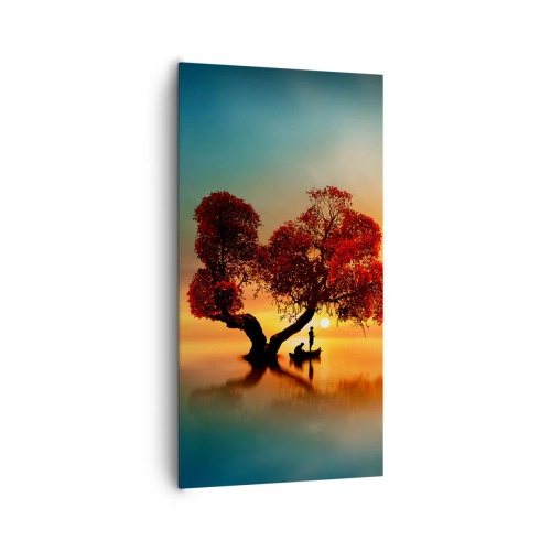 Vászonkép - A világtalanság csendje és az eltávoldotak - 65x120 cm