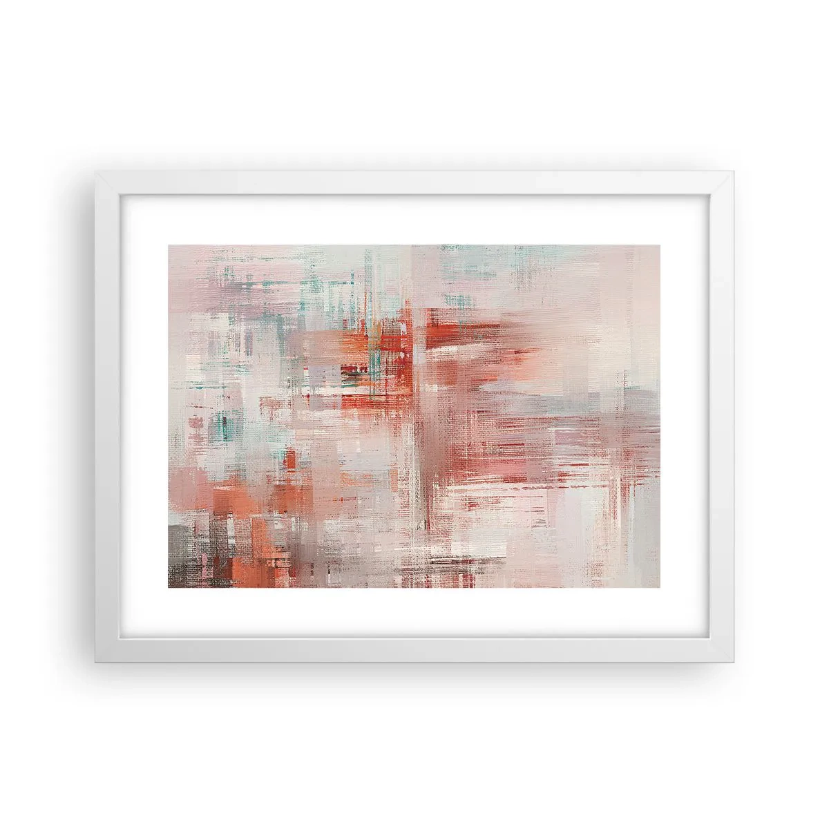 Poszter fekete keretben - Ködös. De rózsaszín - 40x30 cm