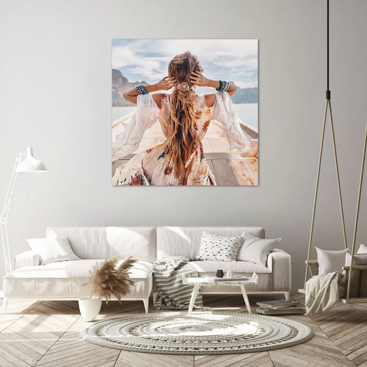 Vászonkép - Az út a boldogság felé  - 70x70 cm