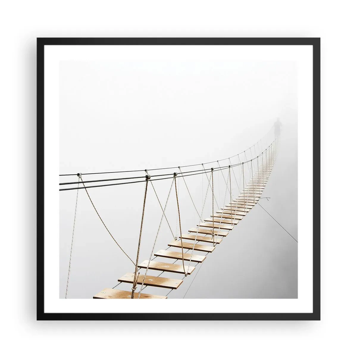 Poszter fehér keretben - Hová vezet? - 60x60 cm