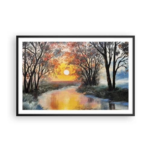 Poszter fehér keretben - Őszi hangulat - 91x61 cm