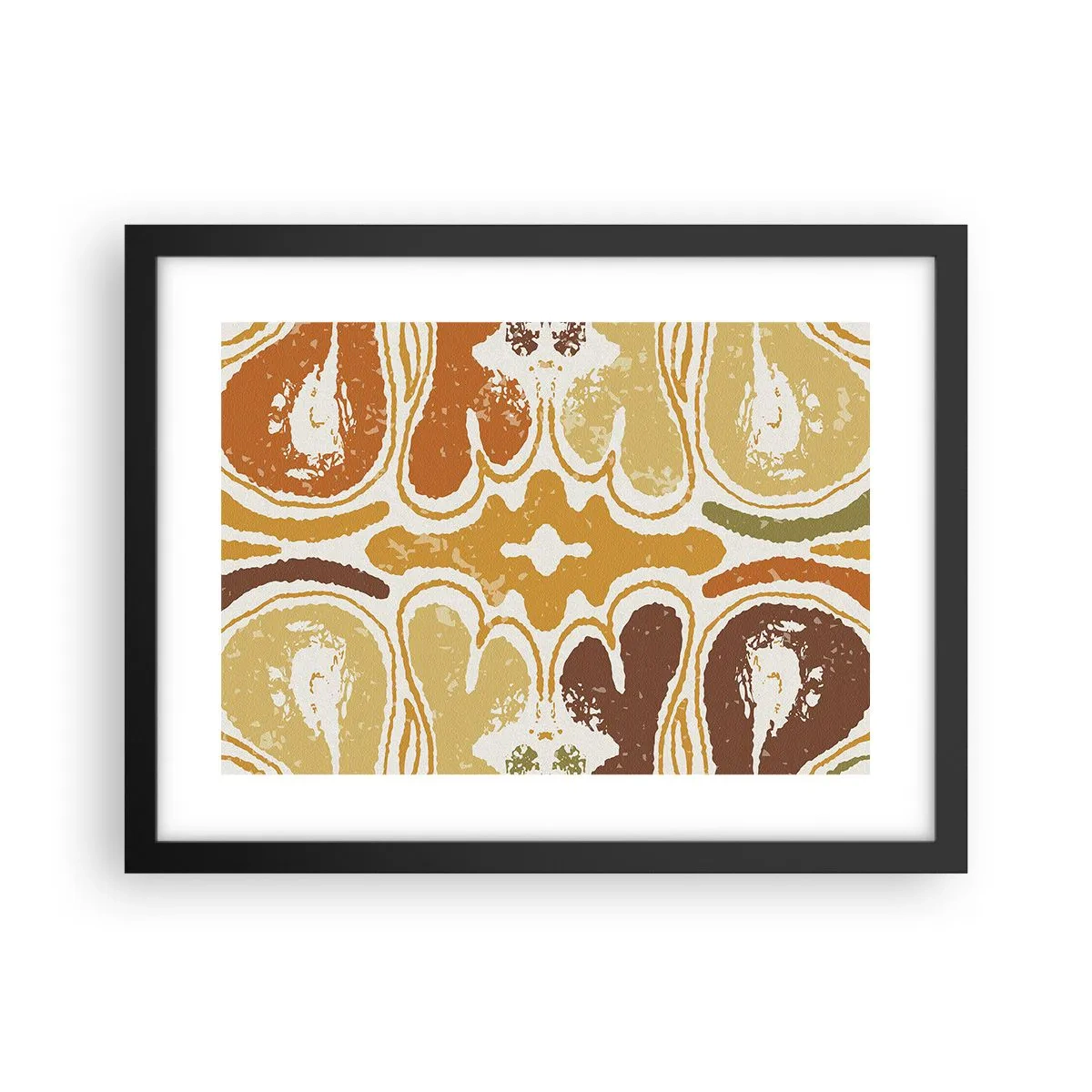 Poszter fehér keretben - Érzelmes absztrakció - 40x30 cm