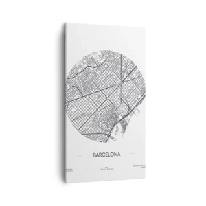 Vászonkép - Barcelona anatómiája - 45x80 cm