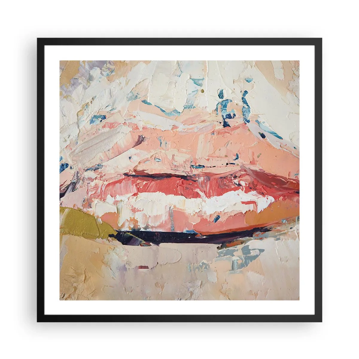 Poszter fehér keretben - Felébreszti az érzékeket - 60x60 cm