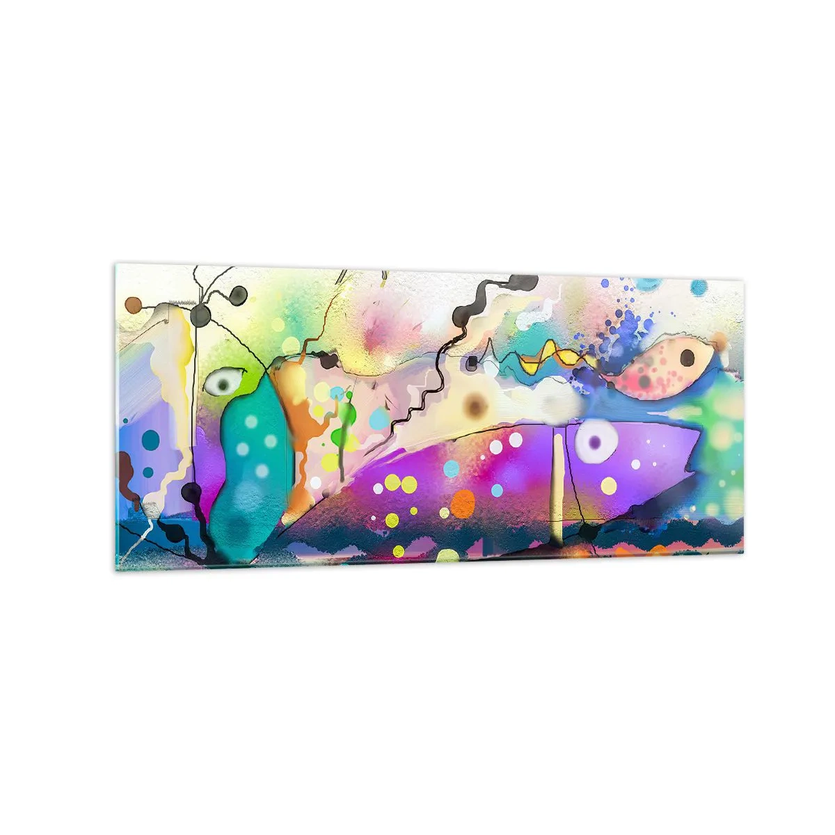Üveg kép - Nincsenek szavak! - 120x50 cm
