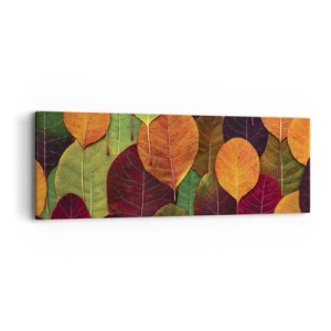 Vászonkép - Őszi mozaik - 90x30 cm