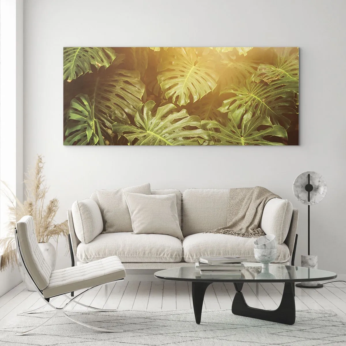 Üveg kép - A zöldbe belépni... - 100x40 cm