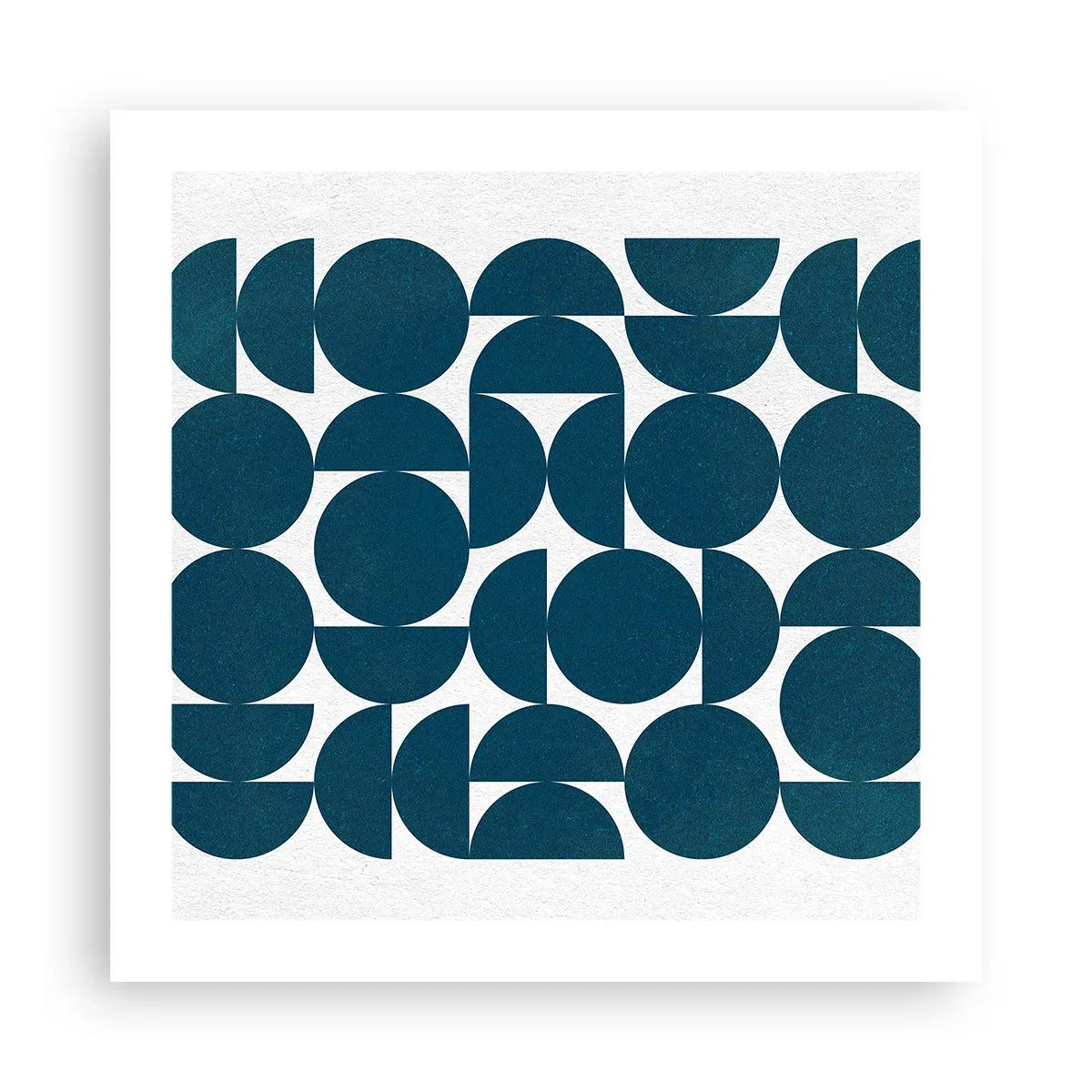 Poszter - Körök és félkörök - 50x50 cm