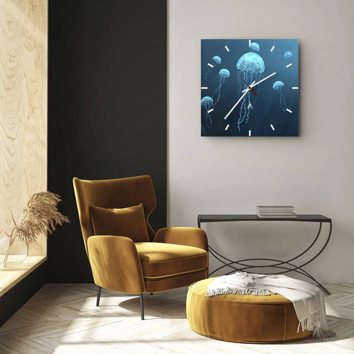 Falióra, Óra - Óceáni tánc - 40x40 cm
