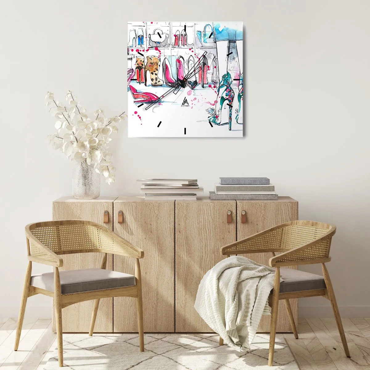 Falióra, Óra - Szezám, tárulj! - 40x40 cm