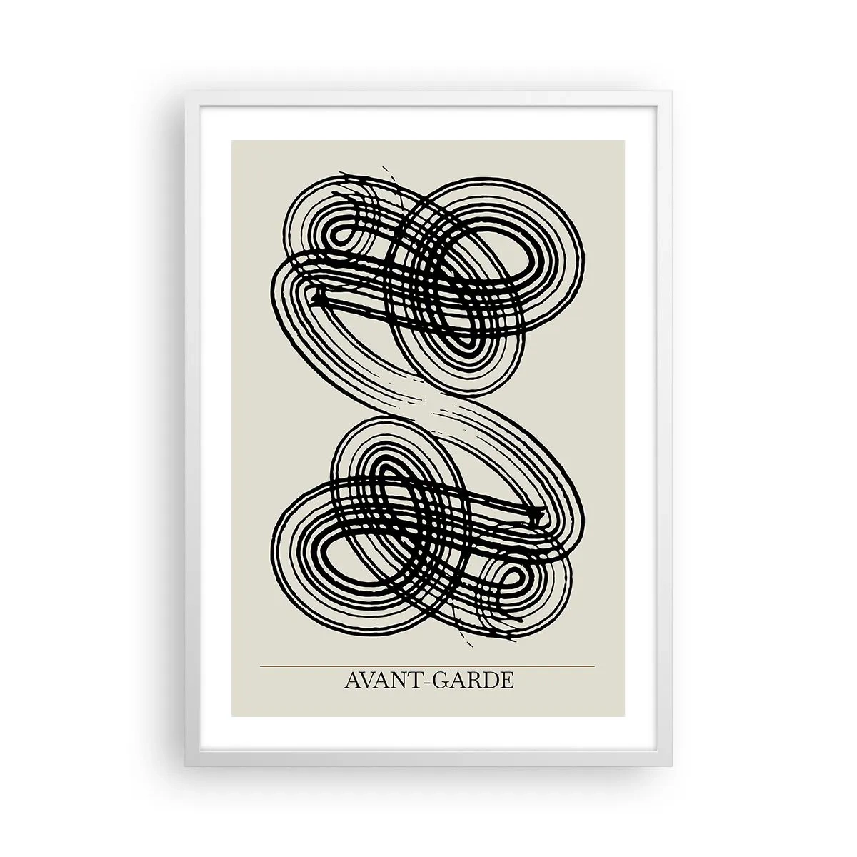 Poszter fekete keretben - Spontán jött ki - 50x70 cm