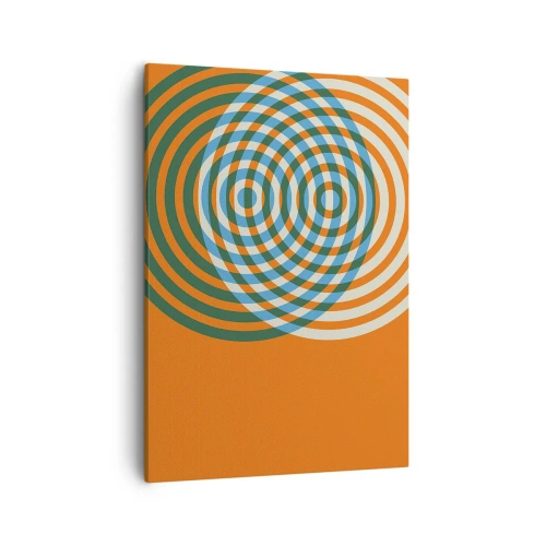 Vászonkép - Absztrakt körkörös variáció - 50x70 cm