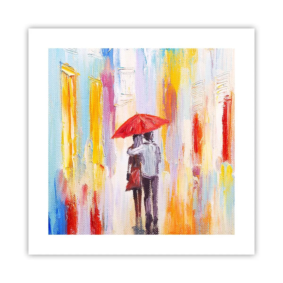 Poszter - Hadd essen az eső - 40x40 cm