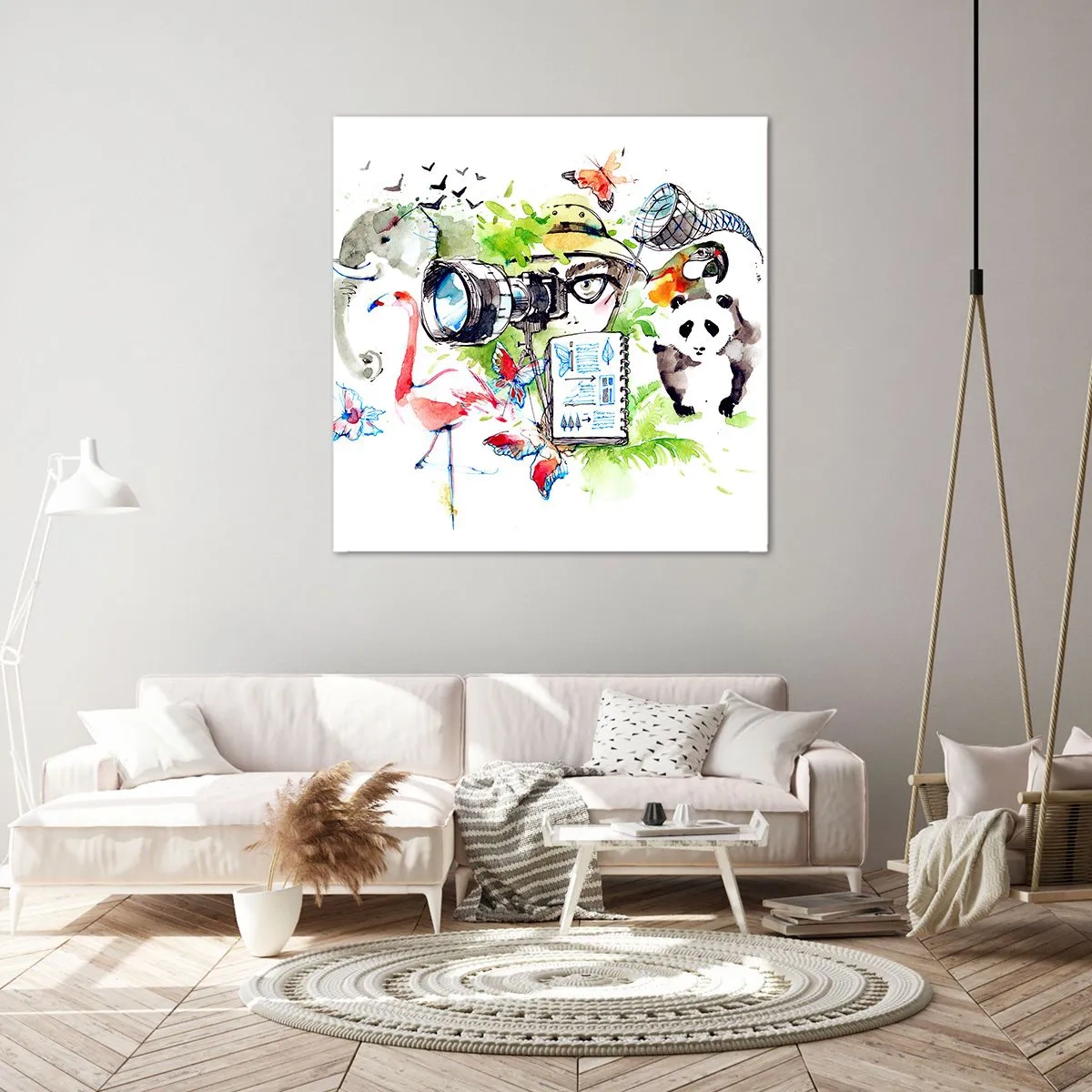 Vászonkép - Az utazó lencséjében - 70x70 cm