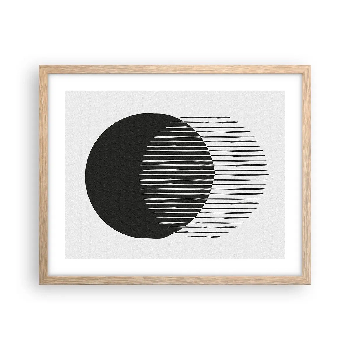 Poszter világos tölgy keretben - Az alteregója - 50x40 cm