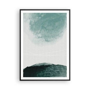 Poszter fehér keretben - Találkozás a köddel - 70x100 cm