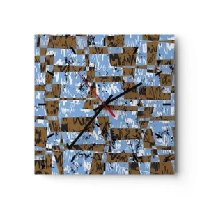 Falióra, Óra - Nem népies kivágás - 30x30 cm
