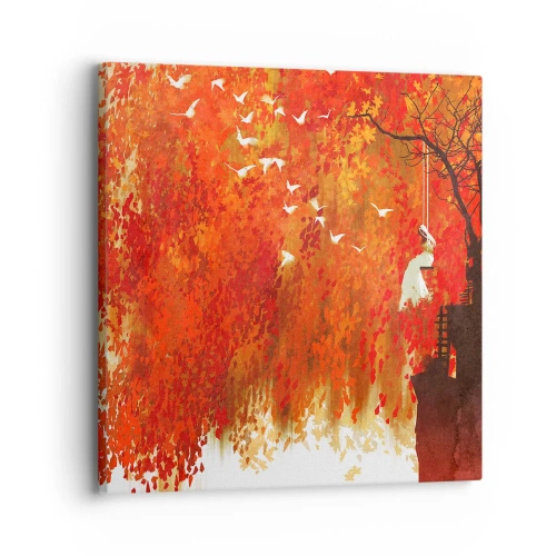 Vászonkép - Repül velünk? - 30x30 cm