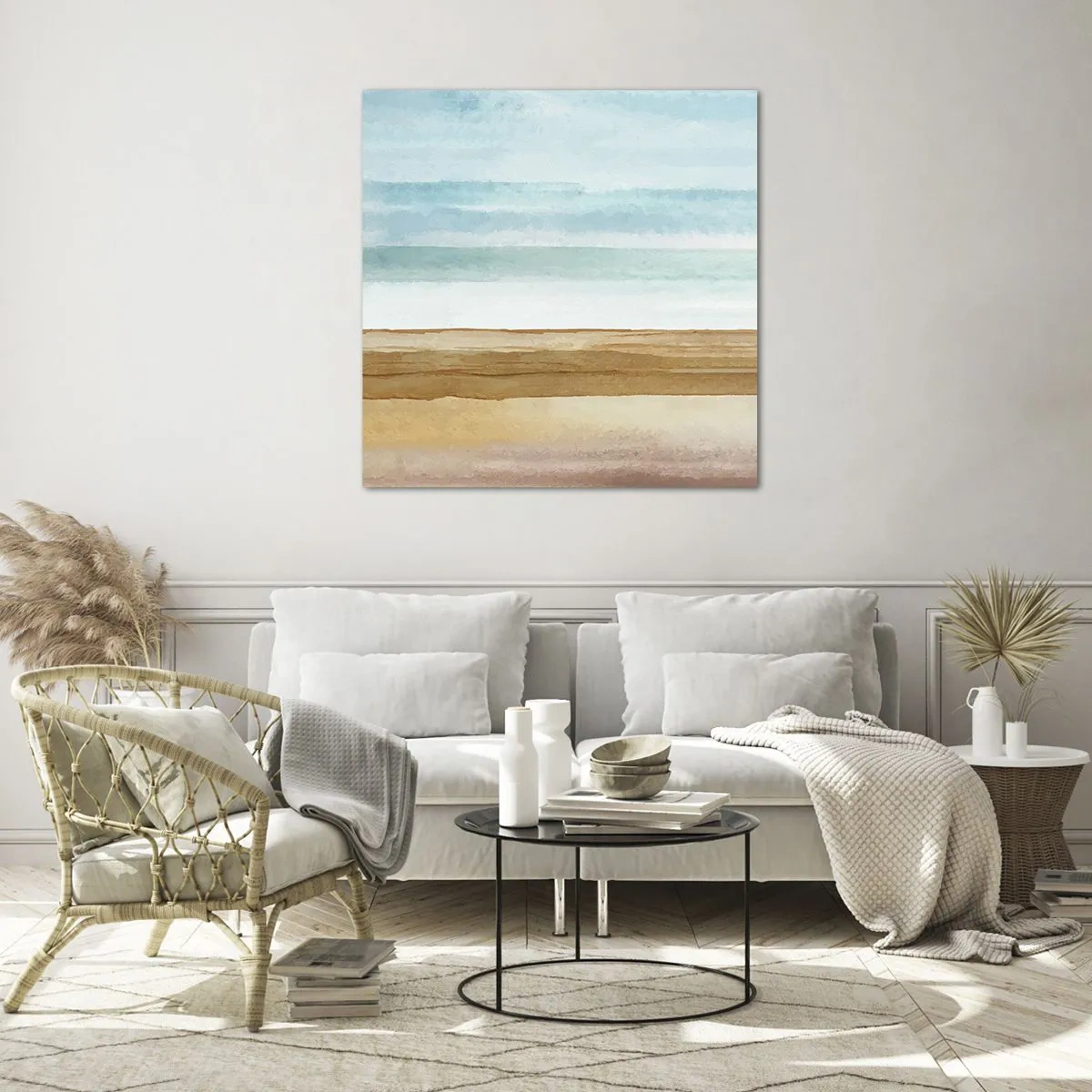 Üveg kép - Vigasz - 50x50 cm