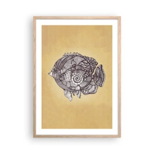 Poszter világos tölgy keretben - A díszek óceánjából - 50x70 cm