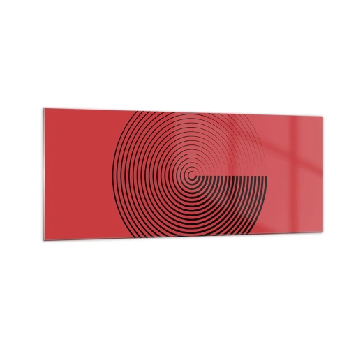 Üveg kép - Körkörös mozgás - 100x40 cm