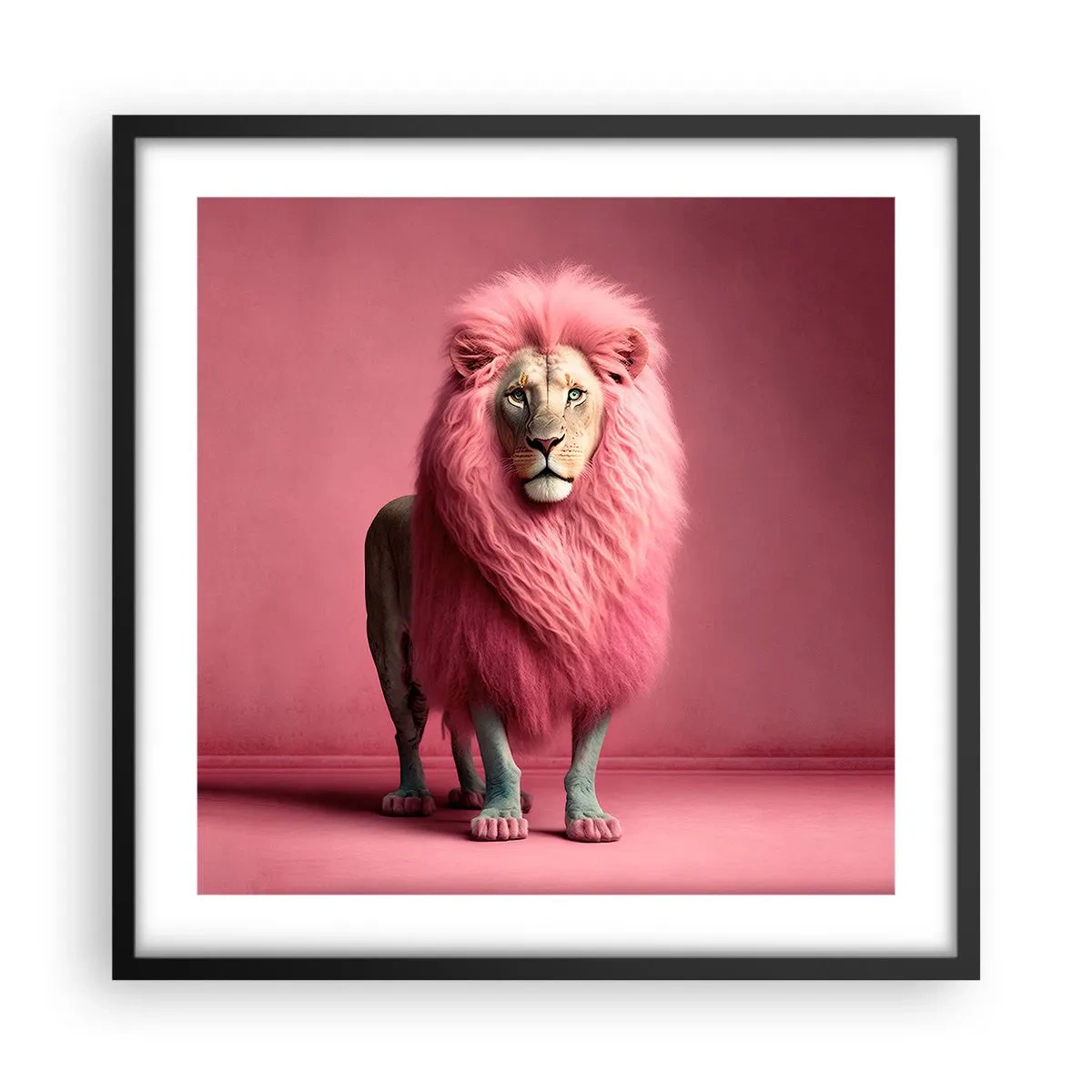 Poszter fehér keretben - És már nem félsz - 50x50 cm